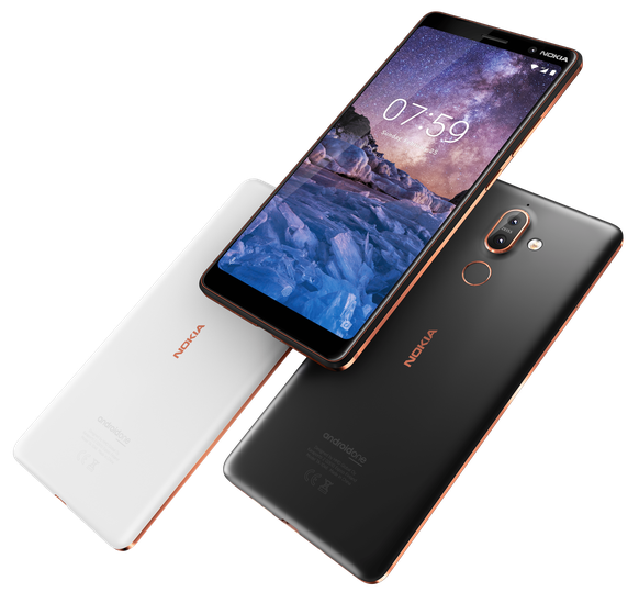 Das Nokia 7 Plus hat ein sehr grosses&nbsp;6-Zoll-Display, das dank schmalem 18:9-Format trotzdem gut in der Hand liegen soll.