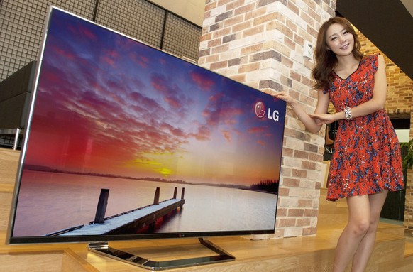 Ein 3D smart TV von LG.