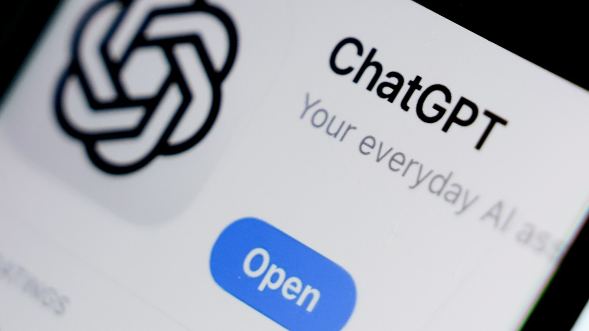 epa13126626 An illustration picture shows the ChatGPT application developed by US artificial intelligence (AI) research organization OpenAI displayed on a smartphone screen in Berlin, Germany, 22 July ...