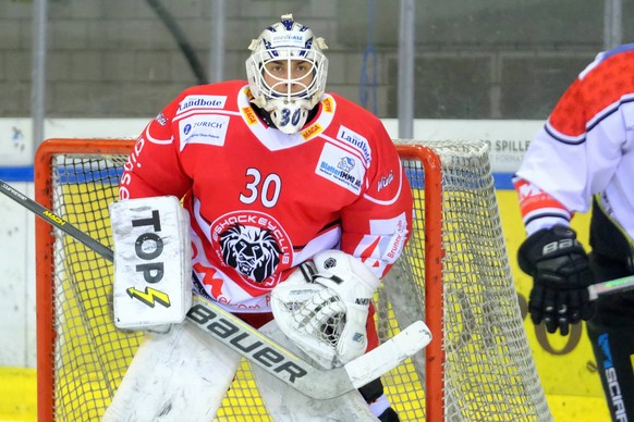EHC Winterthur Goalie Christof Von Burg 30 SKY Swiss League - EHC Winterthur vs Bellinzona Winterthur Deutweg Z�rich Schweiz Copyright: xSergioxBrunettix