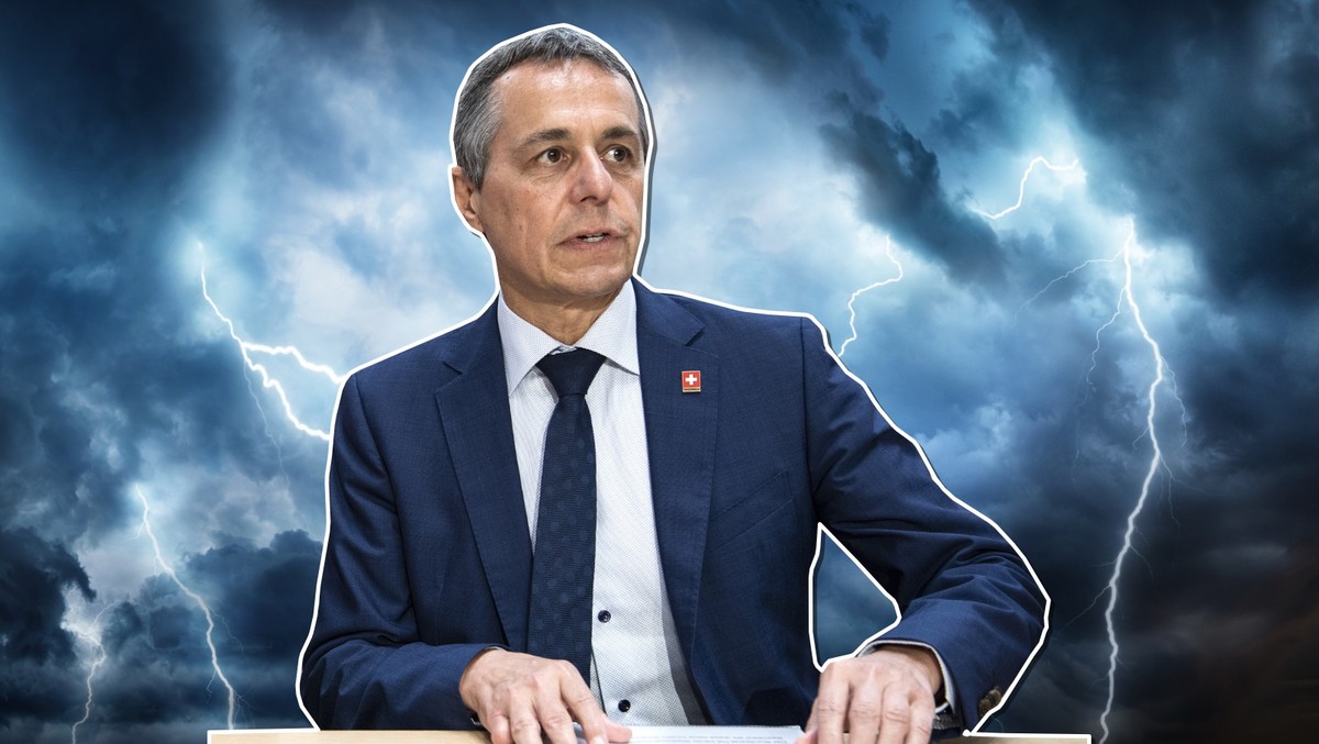 Ignazio Cassis im Sturm