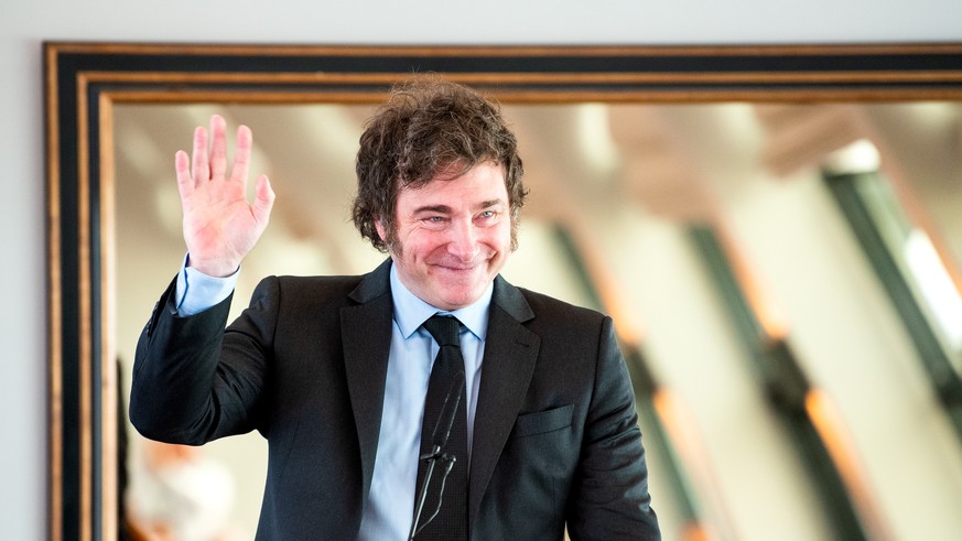 22.06.2024, Hamburg: Der argentinische Pr