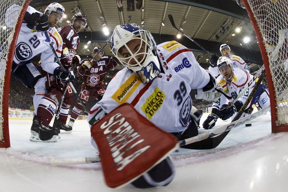 Einer von sieben Goalies bei Ambri in dieser Saison: Sandro Zurkirchen.