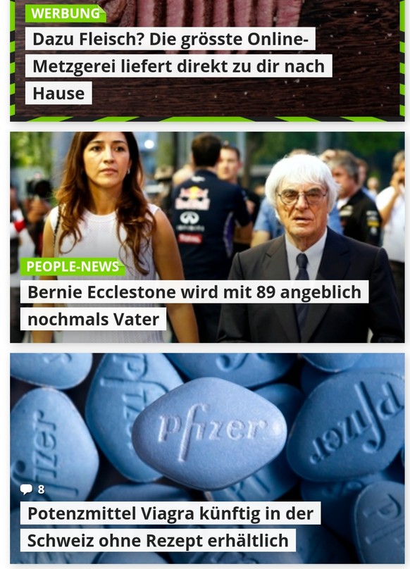 Potenzmittel Viagra künftig in der Schweiz ohne Rezept erhältlich
Passt..😂