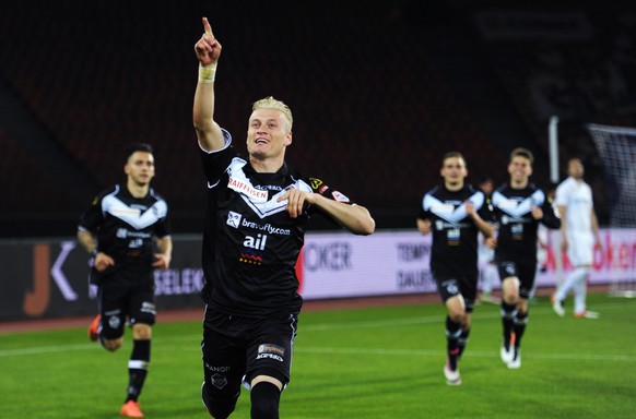 Ezgjan Alioski markiert gegen den FCZ den so wichtigen Führungstreffer.