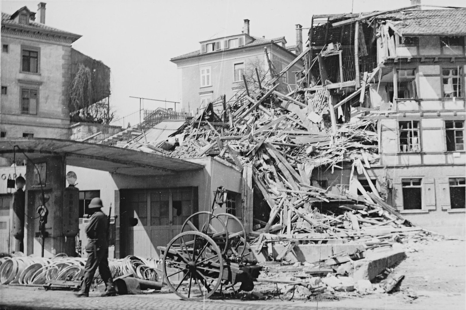 Von den USA irrtümlich bombardiert: Schaffhausen.