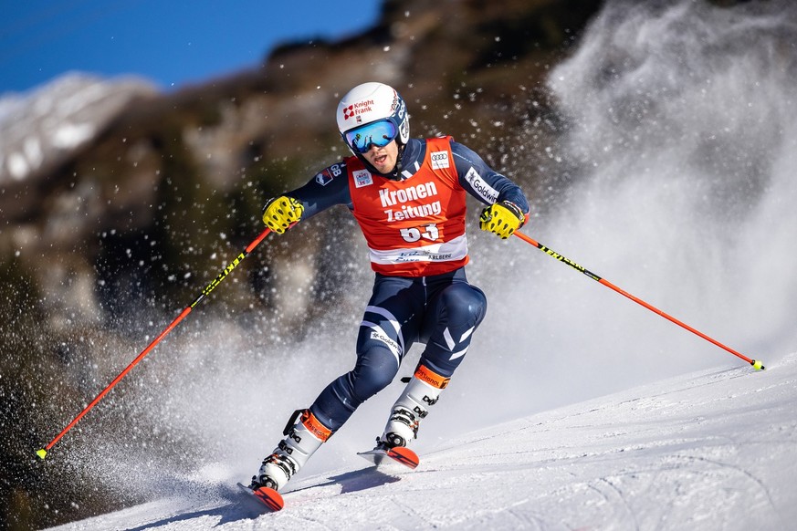 IMAGO / Sammy Minkoff International

AUT, FIS Weltcup Ski Alpin, Lech Zürs 27.11.2020, Lech, AUT, FIS Weltcup Ski Alpin, Parallelslalom, Herren, Qualifikation, im Bild Charlie Raposo (GBR) // Charlie  ...