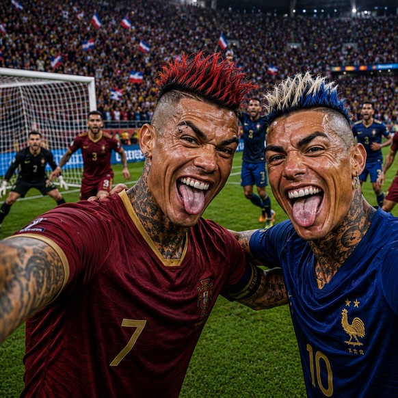 Neu ist, dass das Spiel nach einem Styling Break nicht direkt weiter geht. Stattdessen dürfen von jeder Mannschaft fünf Spieler an einem mit einem X markierten Selfie Point im gegnerischen Strafraum e ...