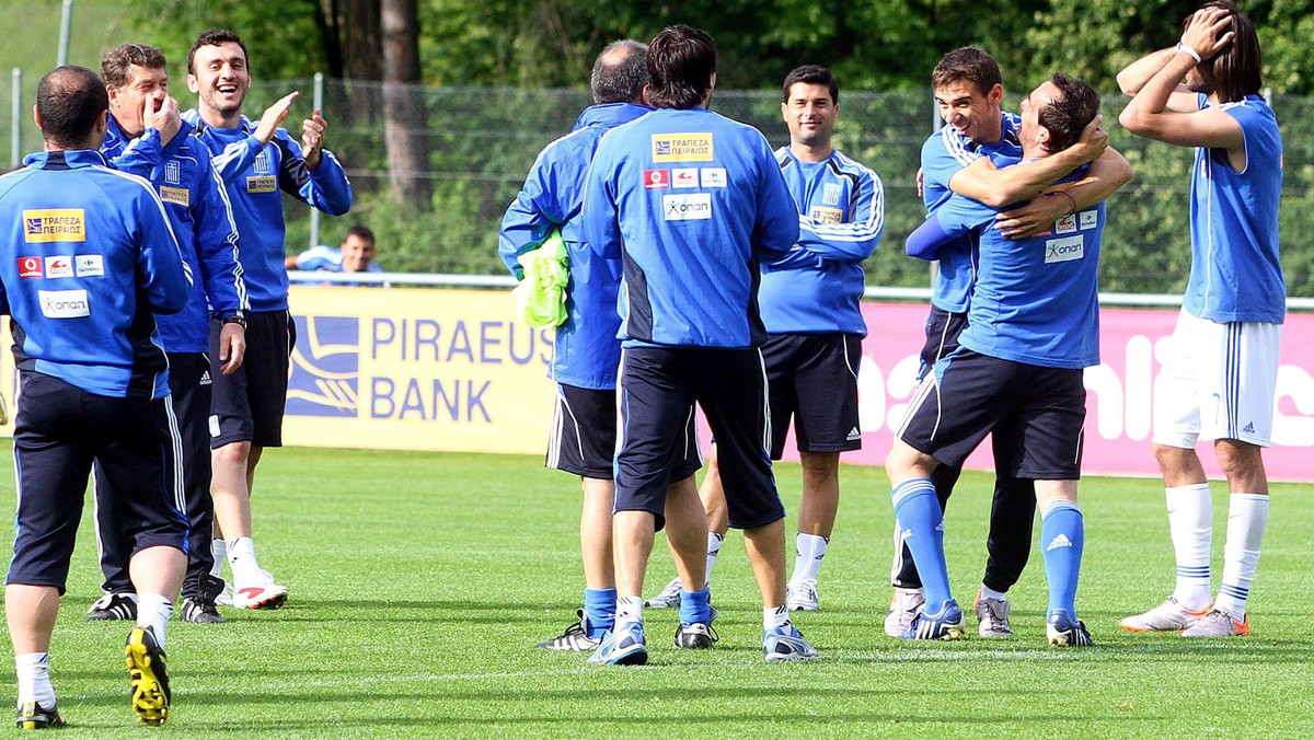 Bildnummer: 05986984 Datum: 29.05.2010 Copyright: imago/ANE Edition
Griechenland Fussball Nationalmannschaft Vorbereitung auf die Weltmeisterschaft 2010 -Training in Bad Ragaz- Die griechischen Spiele ...