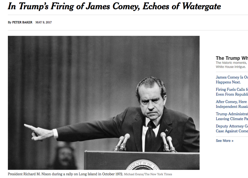 Ein Echo des Watergate-Skandals?