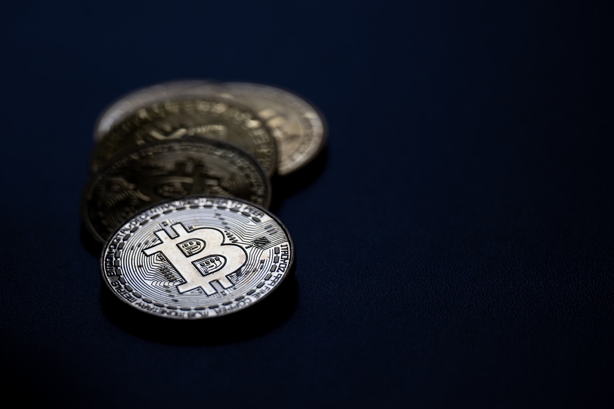 ILLUSTRATION - 28.02.2024, Berlin: Bitcoin-M