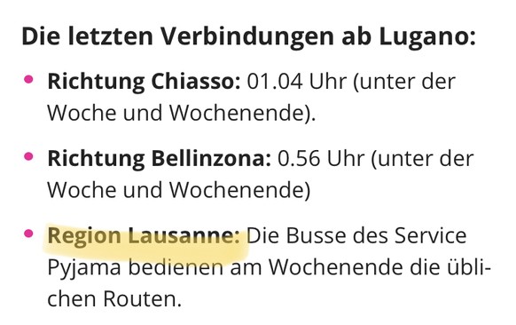 So kommst du in den Playoffs nach einer Verlängerung beim Auswärtsspiel noch nach Hause 
Das Watson Orakel weiss vom Finale Lugano - Lausanne?