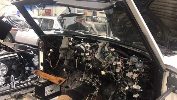 NIgel Keen's 1968 Rolls-Royce Silver Shadow Cabriolet, with which he drove the Peking to Paris Motor Challenge 2024. 
https://www.pet.cam.ac.uk/e-news-easter-term-beijing-paris-old-rolls-royce