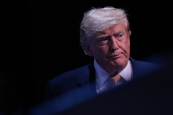President Donald Trump arrives for a media conference at the NATO summit in Ankara, Turkey, Wednesday, July 8, 2026. (AP Photo/Francisco Seco)
Donald Trump