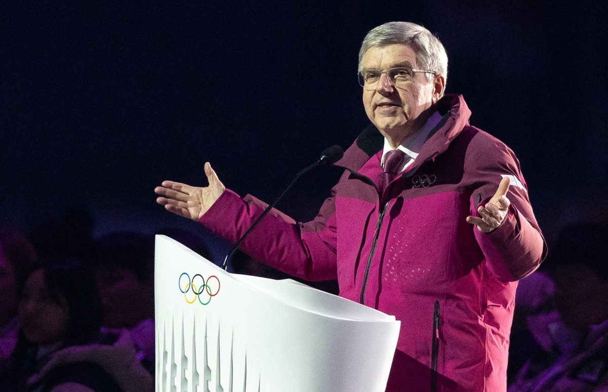 Le président du CIO Thomas Bach