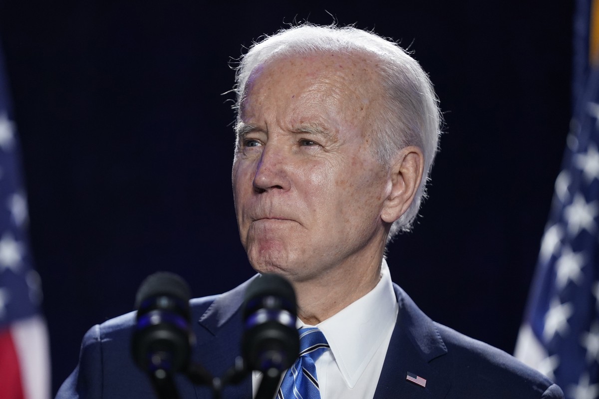 FILE - President Joe Biden speaks to the House Democratic Caucus Issues Conference, Wednesday, March 1, 2023, in Baltimore. Biden has told Senate Democrats that he'll sign a bill overriding the D ...