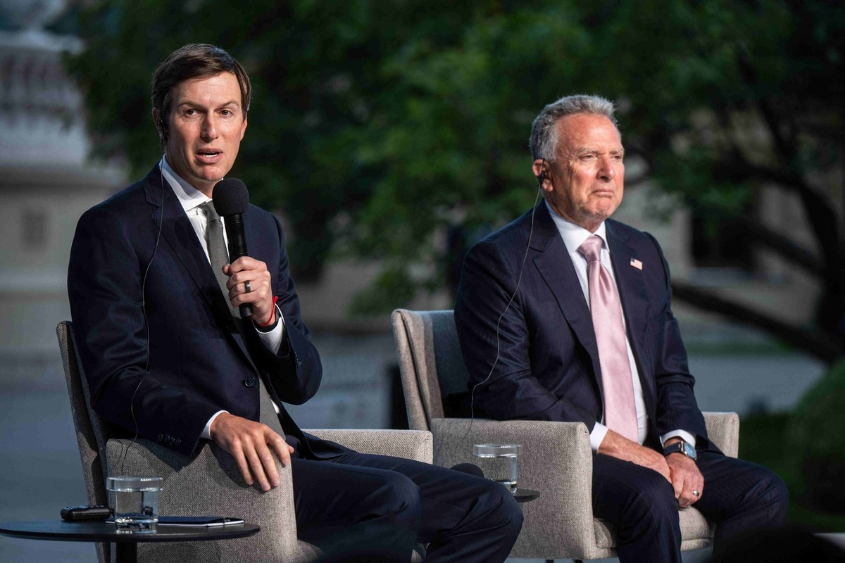 Jared Kushner (à gauche) et Steve Witkoff.