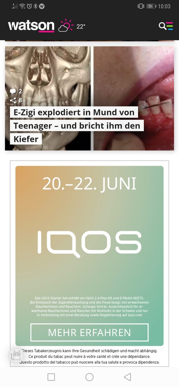 E-Zigi explodiert in Mund von Teenager â und bricht ihm den Kiefer
Perfekt platzierte werbungðð