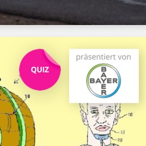 Hirngespinst oder tatsÃ¤chlich patentiert? Errate, welche Erfindungen es wirklich gibt!
Hallo Ihr watson-Leute

Was bitteschÃ¶n ist an dem ein Quiz? Bei einem Quiz gibt es AnrwortmÃ¶glichkeiten, min ...