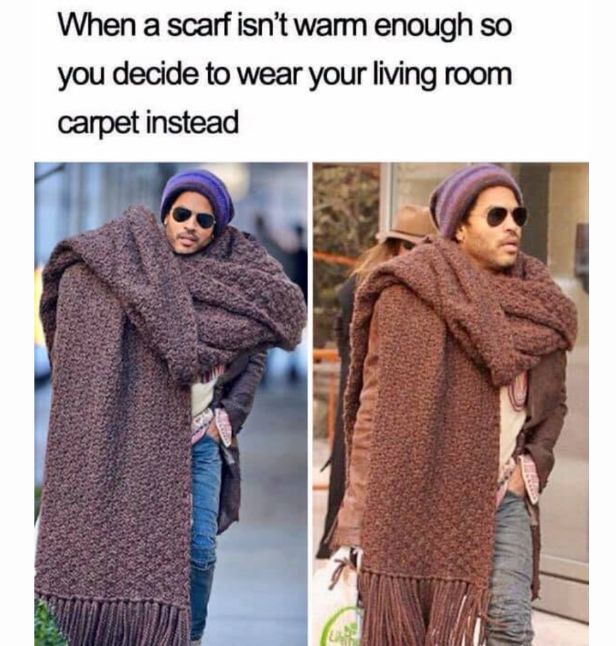 Lenny Kravitz scarf meme 2

https://www.facebook.com/groups/268203104201710/posts/577642856591065/