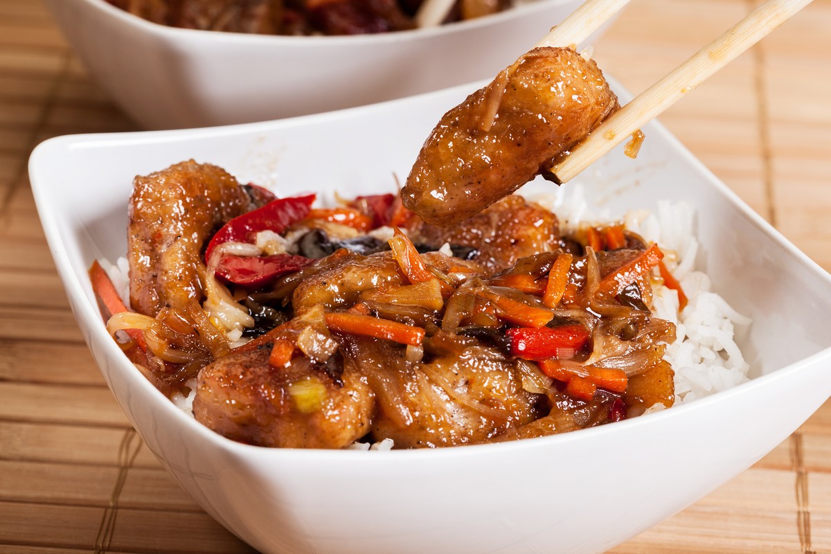 kantonesisches schweinefleisch süss sauer sweet and sour porn chinesisch