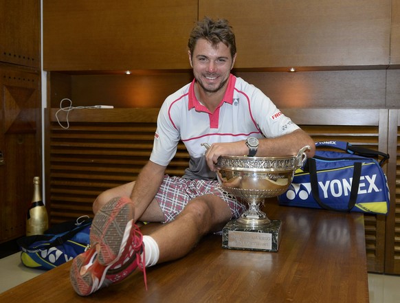 Nur er konnte den Djoker aufhalten: Wawrinka gewann im Frühling das French Open.&nbsp;