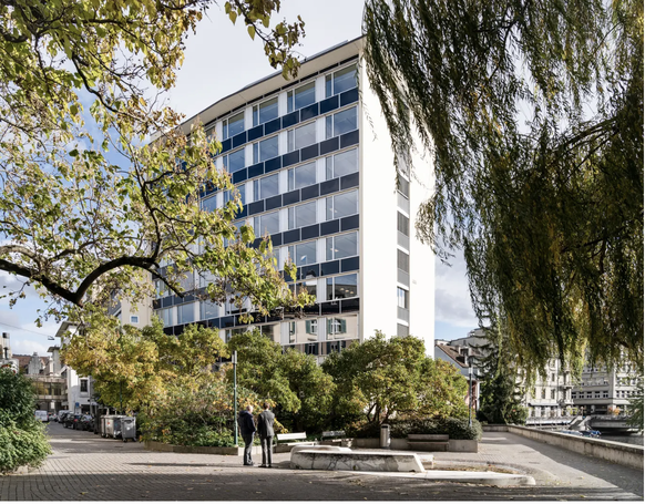 Zürich ist für René Benkos Finanzimperium von zentraler Bedeutung. Im Bild das Hochhaus an der Bärengasse 29.