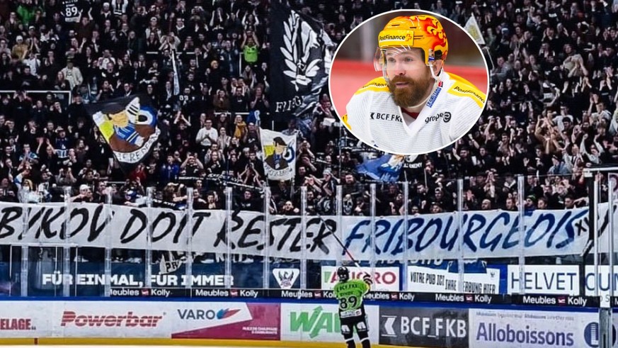Les fans de Fribourg-Gottéron ont un message clair pour les dirigeants: ils veulent que le contrat d&#039;Andreï Bykov soit prolongé.