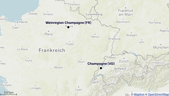 Champagne is a quiet village near Lake Neuchâtel.