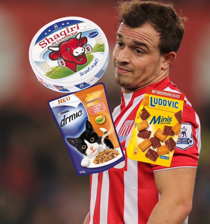 Shaqiri als Käse, Drmic als Katzenfutter oder Magnin als Guetzli: 10 Fussballernamen, die sich als Marke eignen