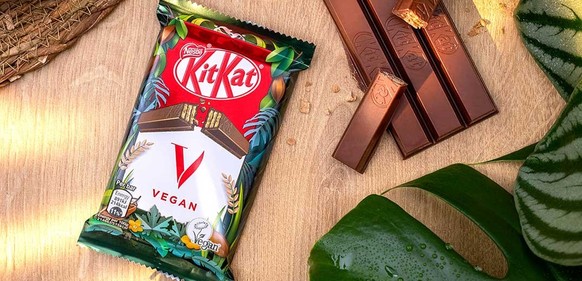 Kitkat V: Kitkat gibt es jetzt auch vegan.