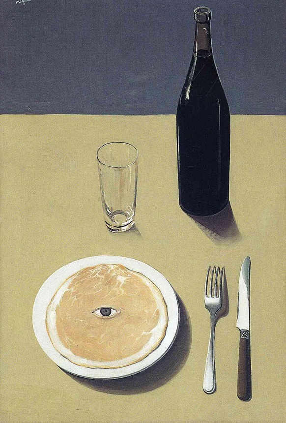 The Portrait (1935) by the Belgian surrealist René Magritte.