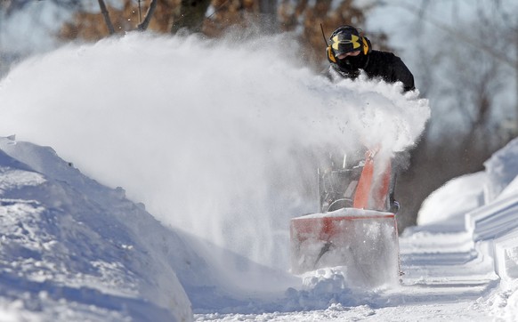 In Minneapolis floriert das Geschäft mit Schneefräsen.