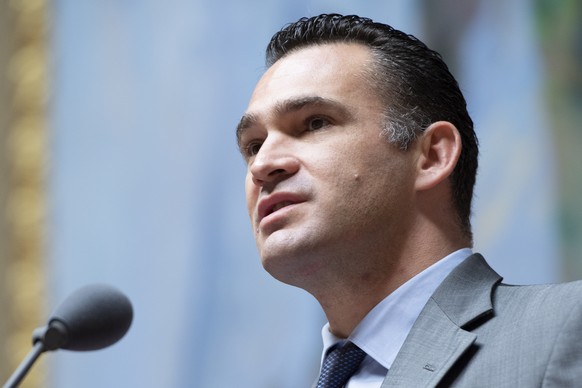 Marcel Dobler, FDP-SG, spricht an der Herbstsession der Eidgenoessischen Raete, am Donnerstag, 13. September 2018 im Nationalrat in Bern. (KEYSTONE/Anthony Anex)