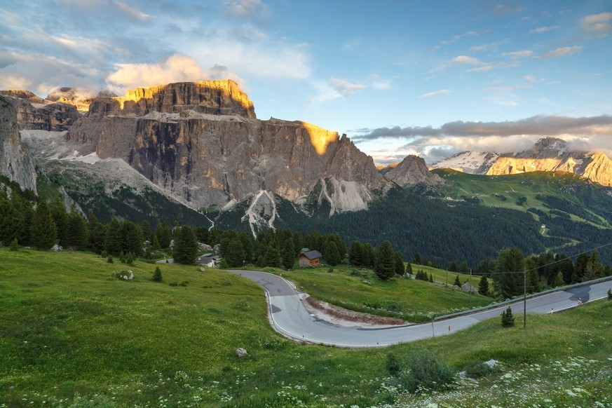 Most spectacular roads in the world Sella Ronda Dolomites