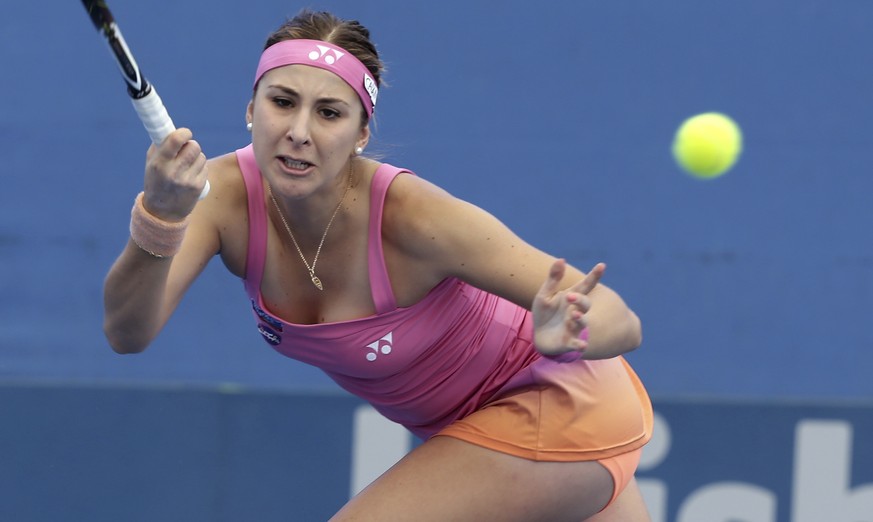 Belinda Bencic kommt in Australien immer besser in Form.