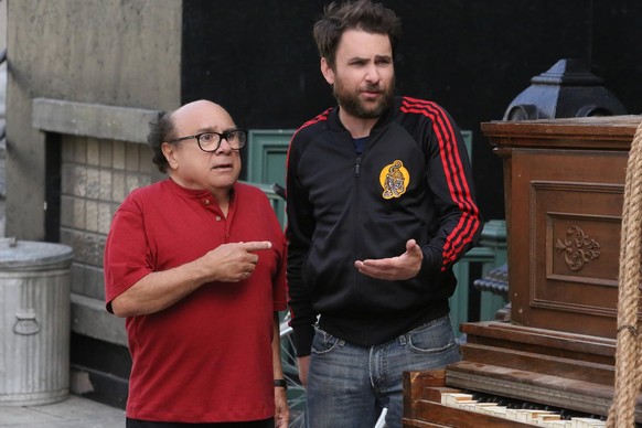 Danny DeVito and Charlie Day in It&#039;s Always Sunny in Philadelphia (2005)