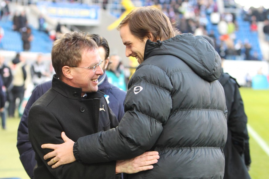 Einst Trainer und Spieler, bald Gegner in der Premier League: Ralf Rangnick und Thomas Tuchel.