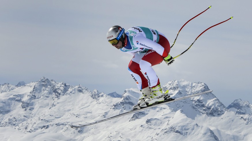 Beat Feuz in St.Moritz: Die besten Abfahrer können sich ihre Startnummer künftig aussuchen.