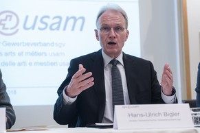 Kontrahent in Sachen Fernsehgebühr: Gewerbeverbandspräsident Hans-Ulrich Bigler.