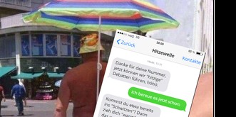 «Altä, chill mal» – 9 SMS-Konversationen mit der momentanen Hitzewelle