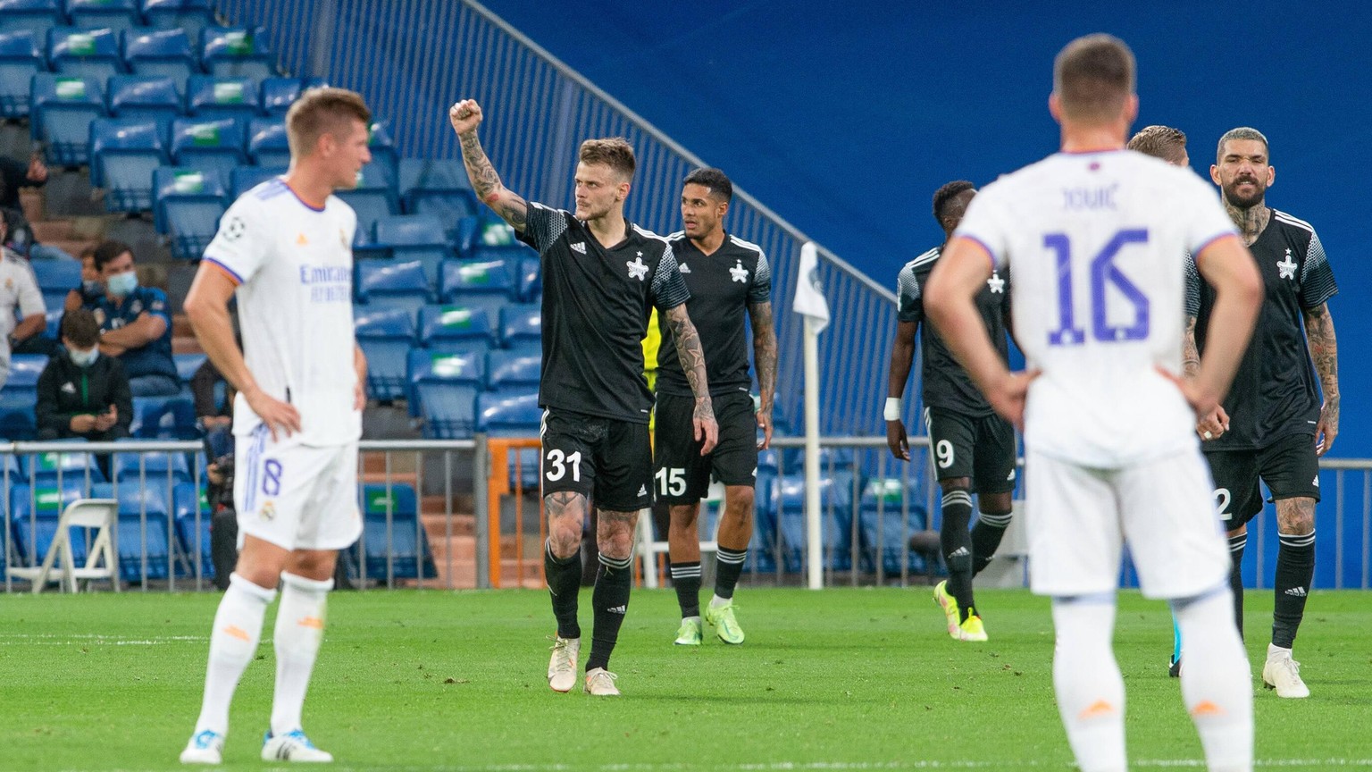 Sébastien Thill Sheriff Tiraspol Real Madrid Bernabeu