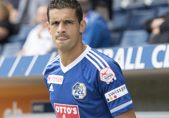 Ricardo Costa von Luzern beim Fussball Meisterschaftsspiel zwischen dem FC Luzern und dem FC Thun vom Sonntag 21. August 2016 in Luzern. (KEYSTONE/Urs Flueeler)