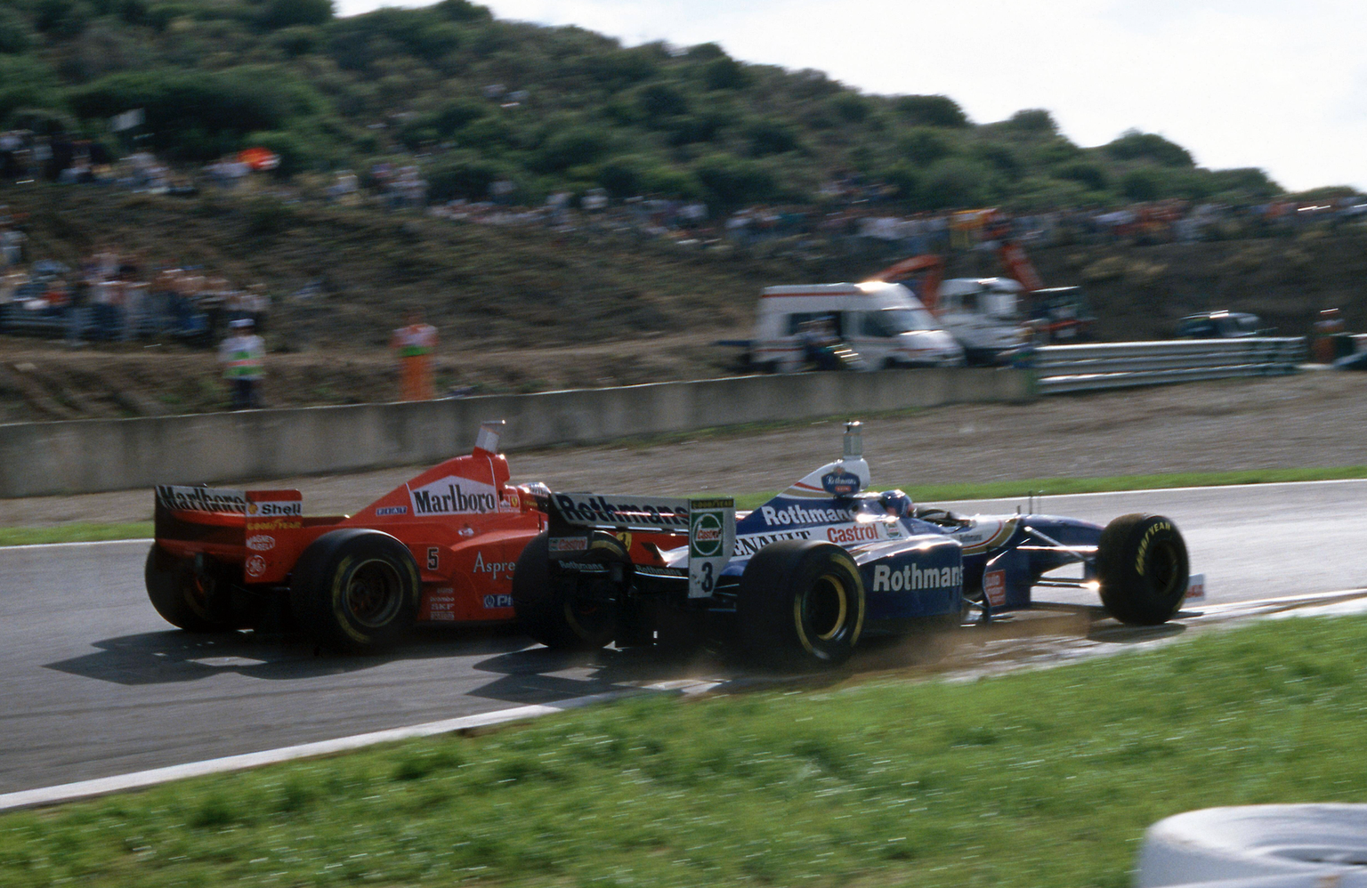 Schumacher und Villeneuve, 1997
