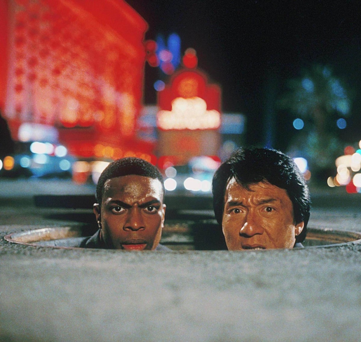 Bildnummer: 55123893 Datum: 14.12.1996 Copyright: imago/EntertainmentPictures
2001 - Rush Hour 2 - Movie Set Dec 14, 1996; Hong Kong, CHINA; JACKIE CHAN as Chief Inspector Lee and CHRIS TUCKER as Det ...
