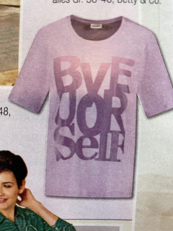 T-shirt with crazy design