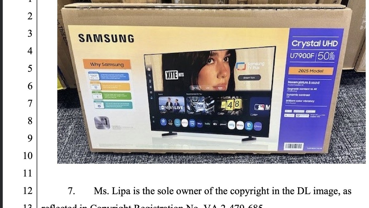 Samsung reagiert auf Klage von Dua Lipa