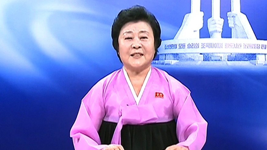 Nordkoreanische Nachrichtensprecherin Ri Chun Hee, Pink Lady
