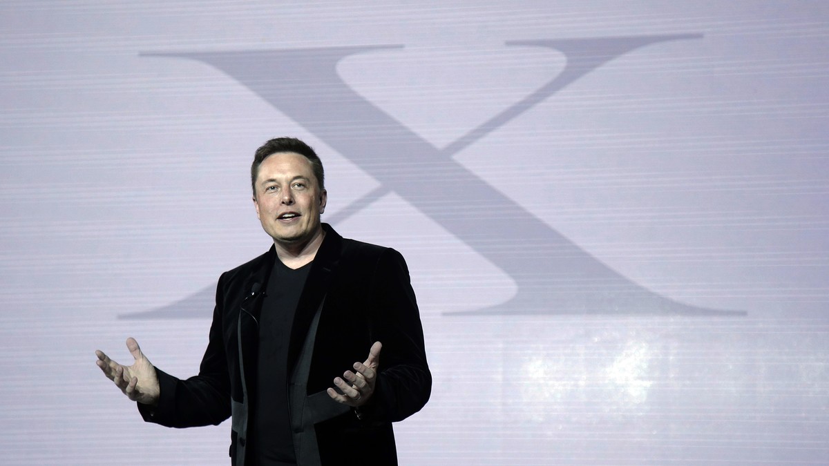 FILE - Elon Musk, CEO of Tesla Motors Inc., introduces the Model X car at the company's headquarters Tuesday, Sept. 29, 2015, in Fremont, Calif. Musk may want to send ?tweet? back to the birds, b ...