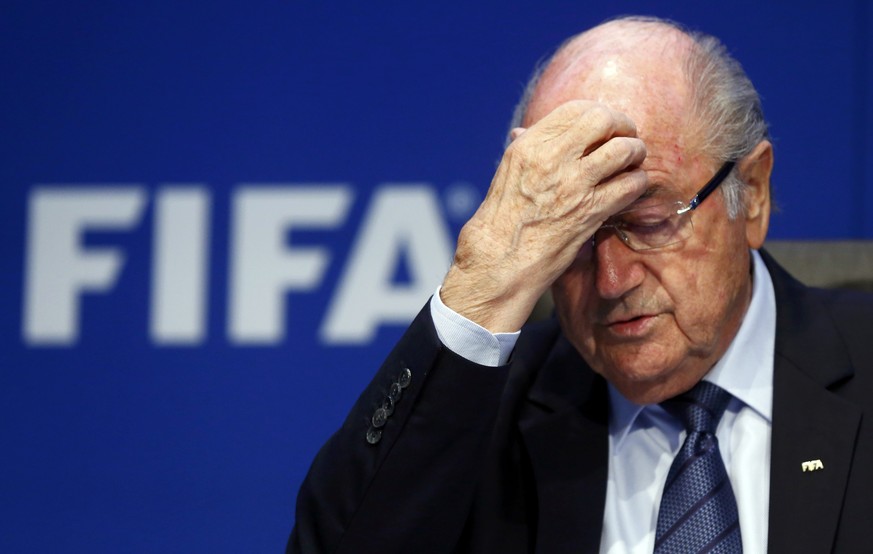 Hat schon ruhigere Tage erlebt: FIFA-Präsident Sepp Blatter.